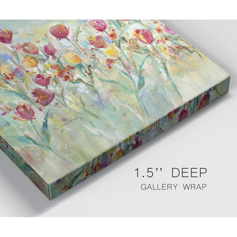 Tulipes d'été - Imprimé, H 32 po x l 32 po x P 1 po