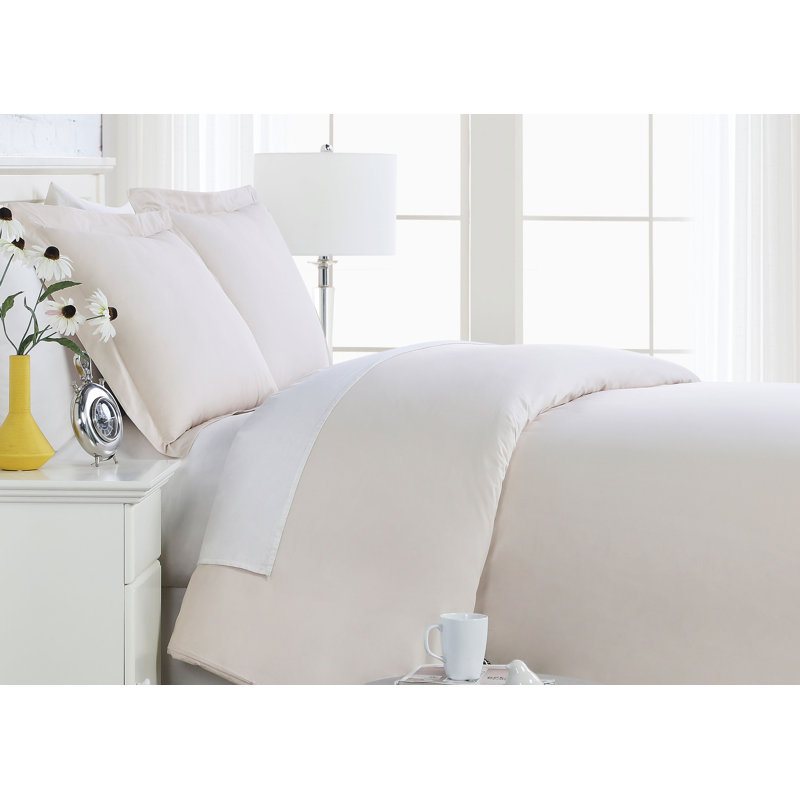 Ensemble de housse de couette en percale de coton à 300 fils de la collection Classic Southshore Fine Linens Classic, Os