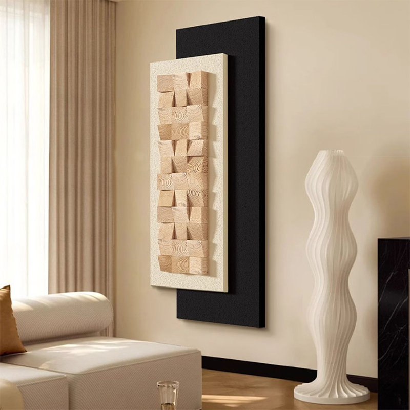 Art mural Mid-Century moderne en toile pour salon