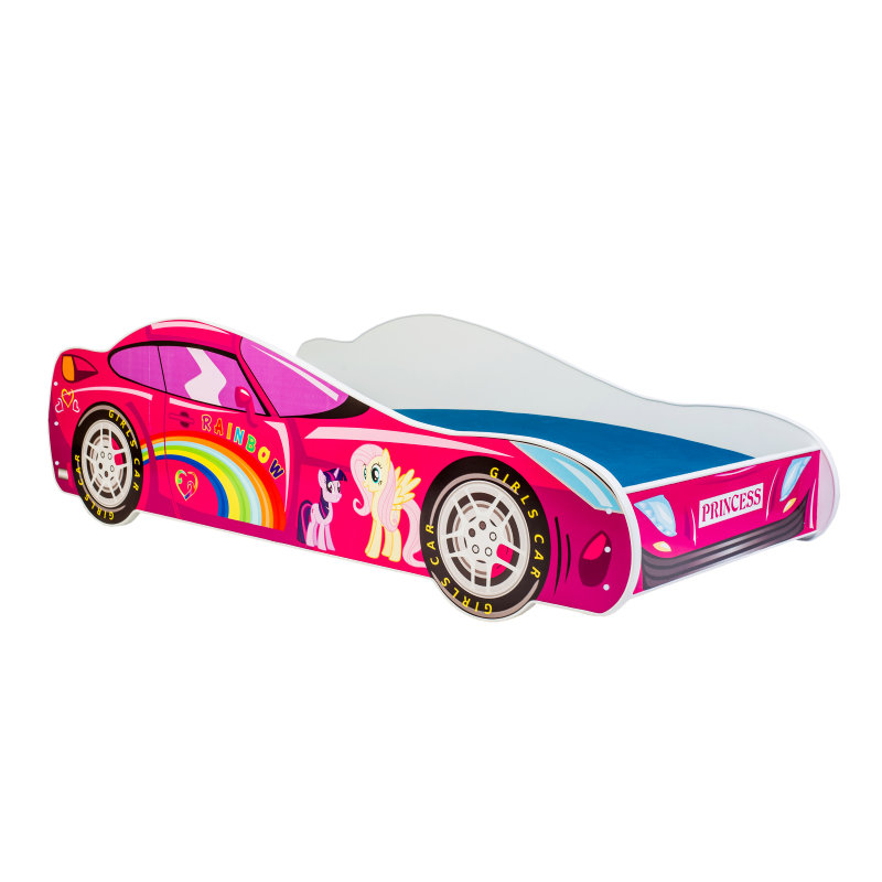 Children's bed auto PINK