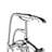 Juniper 2 Handle Wall Clawfoot Tub Faucet with Diverter