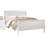 White Finish E. King Bed