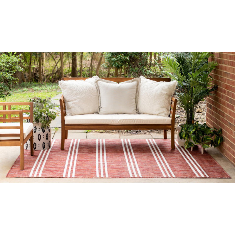 Tapis d'extérieur couleur rouille, Rectangle 3 pi x 5 pi