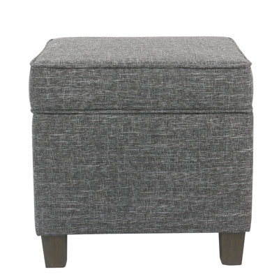 Repose-pieds carré avec rangement 17,5 "Asha
