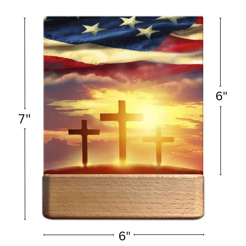 God and Country LED Nightlight