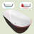 59'' x 30'' Freestanding Soaking Acrylic Bathtub