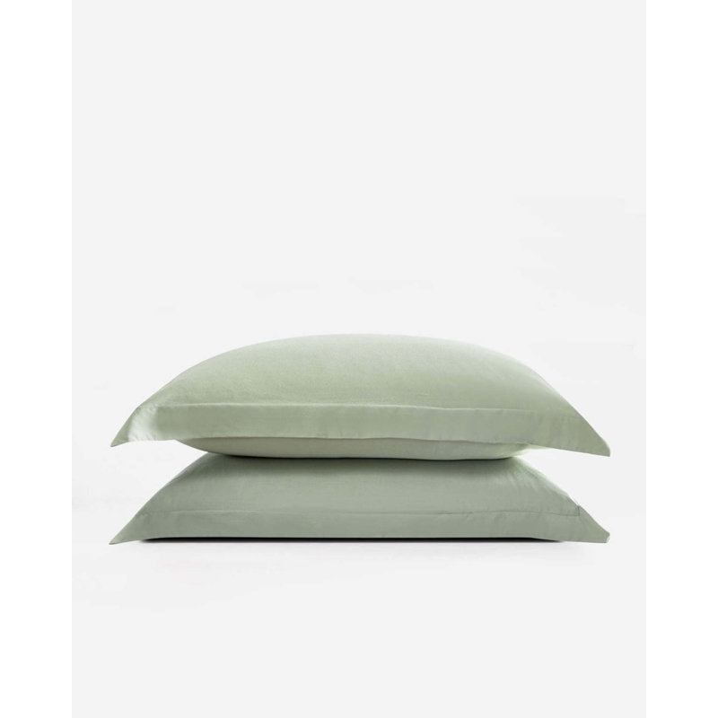 Natural Sham Set, King, Clay