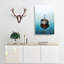 A Tethered Boat - Wrapped Canvas Painting-56639792