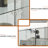 Quick - Build Black Tempered Glass Display Cabinet With 13 Colour Led Lights, 4 Shelf 1 Door For Living And Bedroom Storage In Small Spaces Installation Bookshelf Drawer Lighting, Space Home-1333544147
