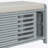 Distressed Shutter Storage Bench With Acacia Veneer For Retro Charm For Living Room, Entryway (Grey)-508196237
