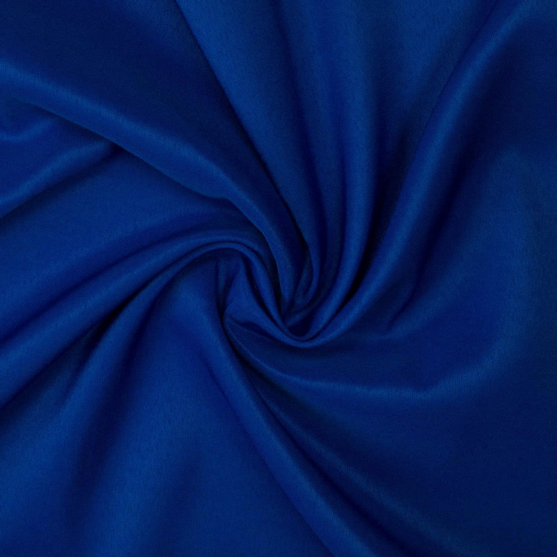 Ambee Round No Pattern Polyester Tablecloth, 90" Round, Royal Blue