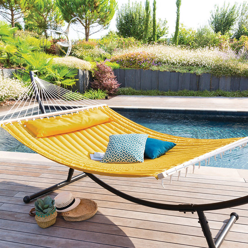 Aholla Padded Hammock Canvas, Mustard Yellow