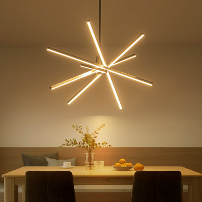 Lustre linéaire moderne Burcker