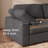Bouley Modular U-shaped Upholstered Cloud Sectional Sofa Gray-979200631