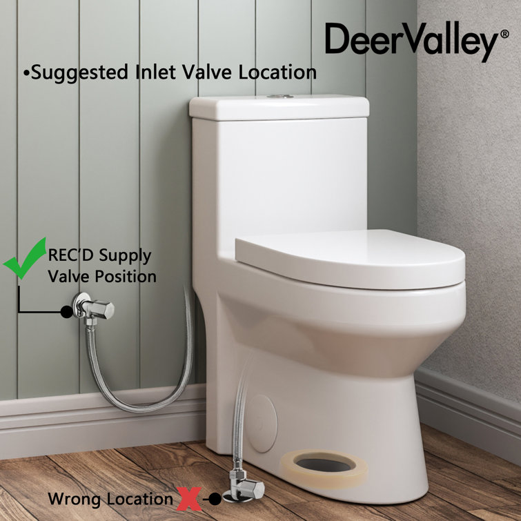 Liberty Dual-Flush Round One-Piece Toilet (Seat Included)