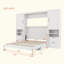 Lit escamotable Murphy avec placard, tiroirs et tablettes-1405848862-1405848863