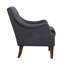 Chaise d'appoint moderne et contemporaine Discus 30,5 po - Fauteuil d'appoint Boucle-113497014