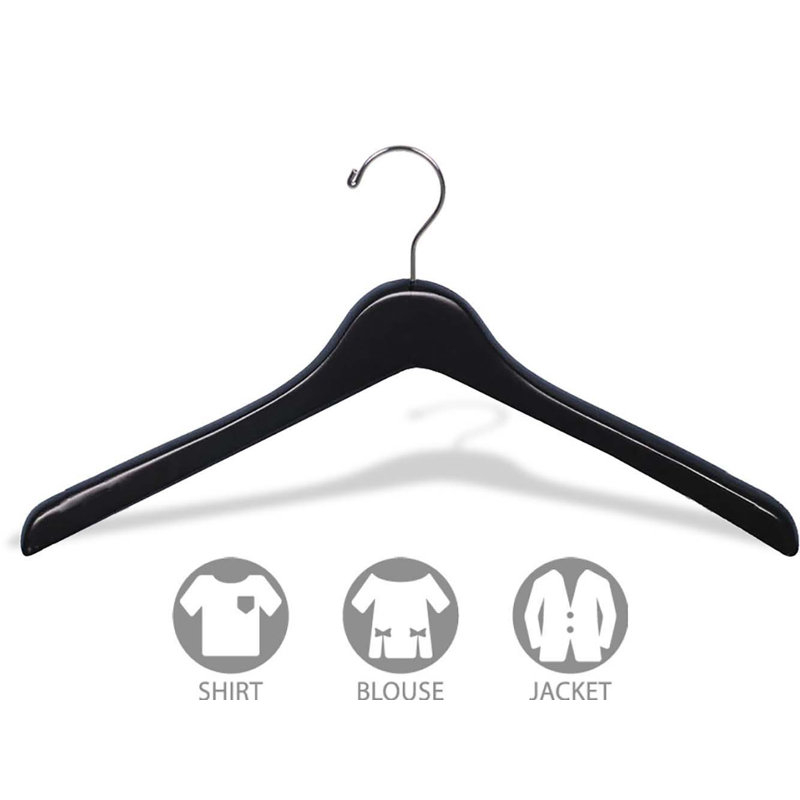 Sommerville Wood Standard Hanger for Dress/Shirt/Sweater, 12