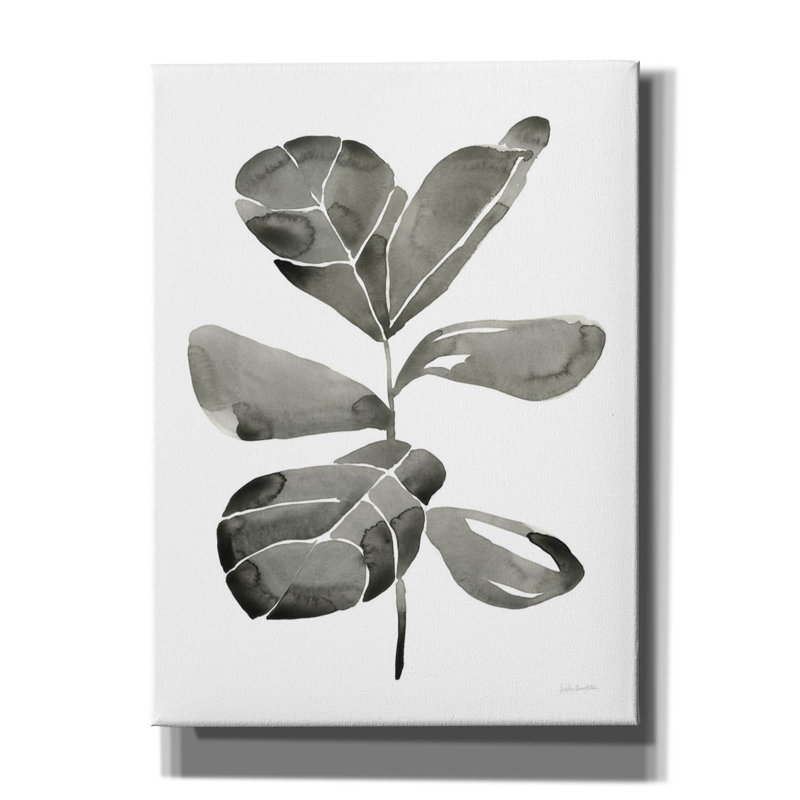 Toile épique Graffiti «Fiddle Leaf 3» par Haley Knighten, 40 po x 54 po