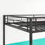 Lit superposé double en métal - capacité de 450 lb, structure grand lit peu encombrante - construction compacte