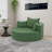 Modern Minimalist 360 Degree Swivel Chenille Fabric Upholstered Accent Barrel Chair-597714564