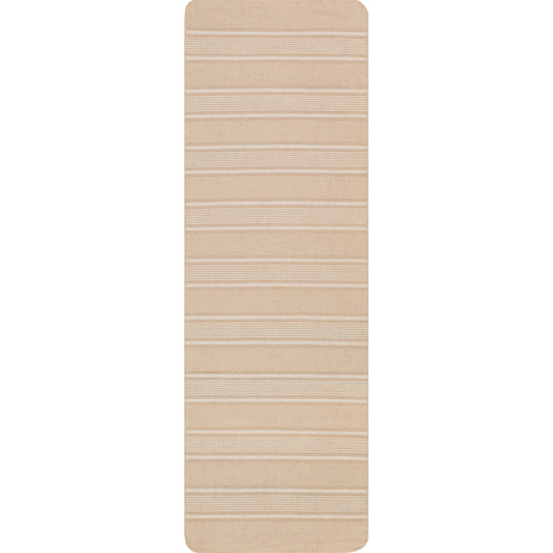 Anaya Striped Jute Area Rug, Runner 2'6" x 8'