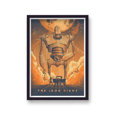 The Iron Giant V2 Reimagined Movie - Single Picture Frame Print
