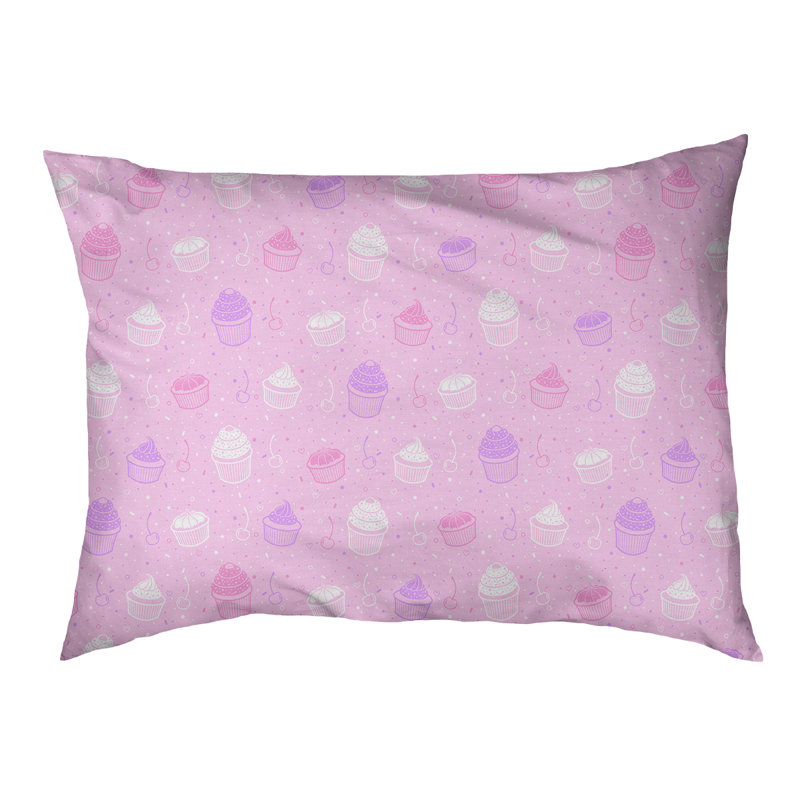 Coussin pour concepteur de chats pour l’extérieur petits gâteaux Byrge, Petit - L 29,5 po x l 19,5 po, Rose / Mauve
