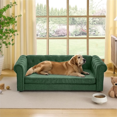 Canapé-lit rectangulaire pour chien