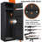 KAER 10-12 Gun Safe Gun Safes for Home Rifles and Pistols Gun Safes & Cabinets Large Rifle Safe Quick Access Gun Cabinets with Digital Keypad and 3 Adjustable Pistol Rack   