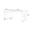 70.87" White Rectangular Manufactured Wood with 6 drawers desk-109026053