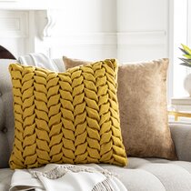 Flendersen Square Pillow Cover u0026 Insert Latitude Run Color: Yellow