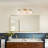 3-Light Modern Gold Bathroom Vanity Light