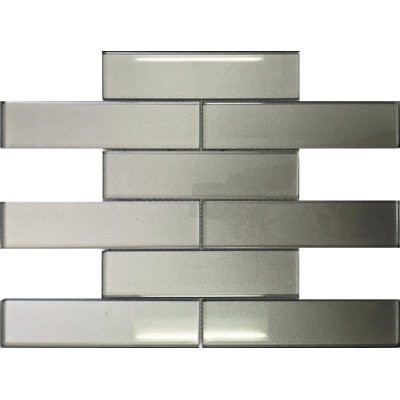 2X8 Subway Glass Mosaic Tile