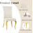 White Dining Chairs With Gold Legs Set Of 4-618152100