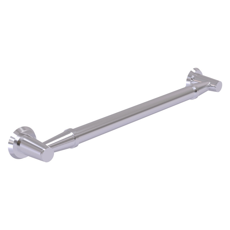Barre d'appui Morosini lisse, Chrome satiné, 32 po
