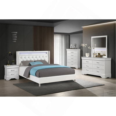 Commode de luxe avec commode blanche 1Pc