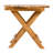 Adjustable Length Foldable Wood End Table, Finish, Smooth Surface, To Damage Scratches