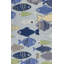 Tapis bleu et ivoire Petetia-1345899451