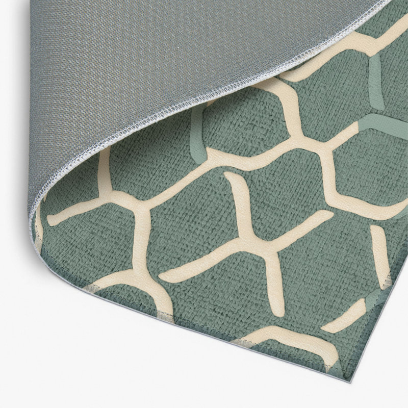 Tapis gris intérieur et extérieur Trellis, Rectangulaire 2 pi x 3 pi