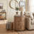 Cylindrical 3-Drawer Accent Chest