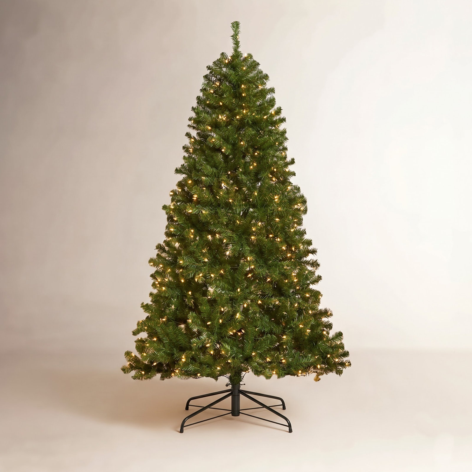 Leilonie Pre-Lit Spruce Christmas Tree, 6.5 FT