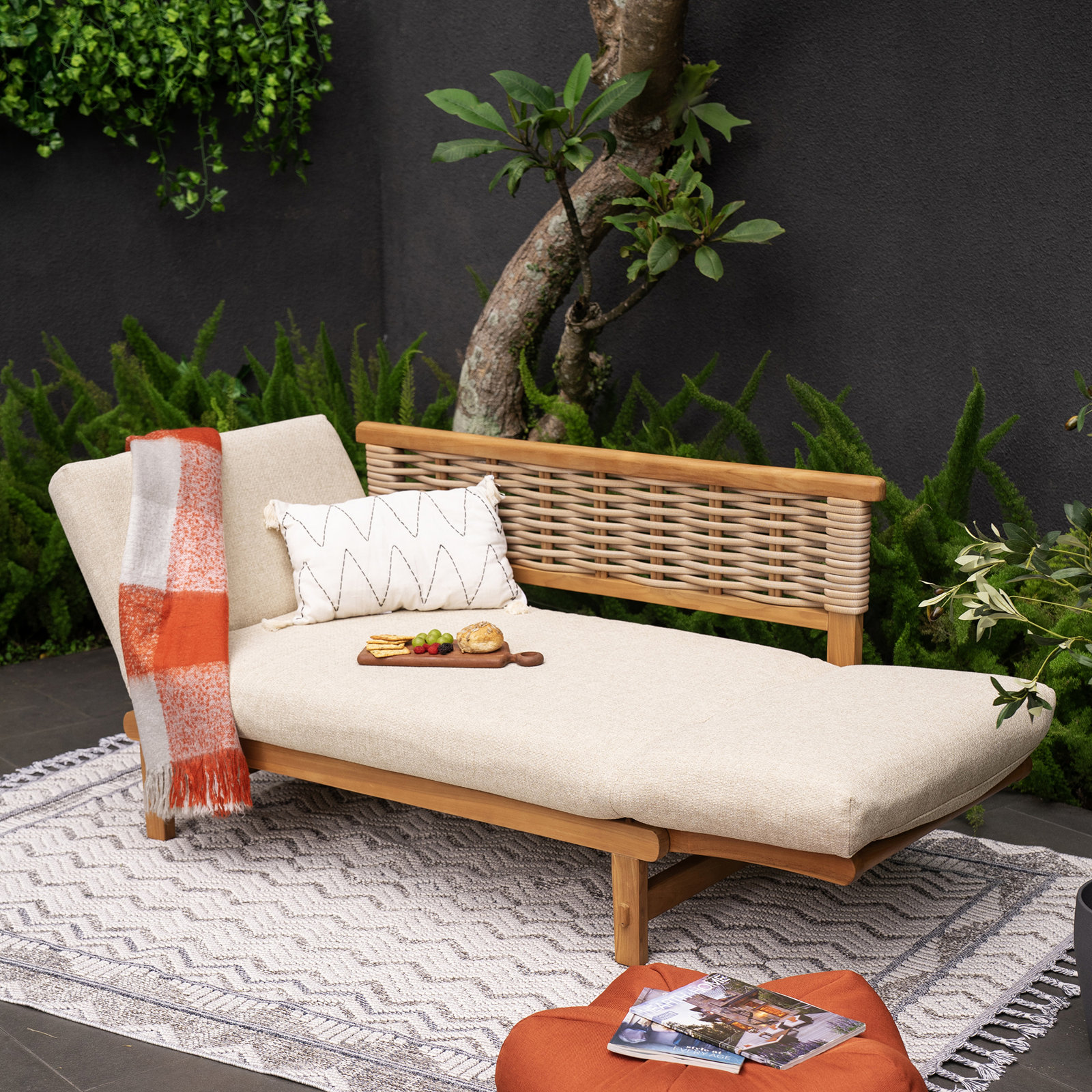 Decatur Teak Patio Daybed