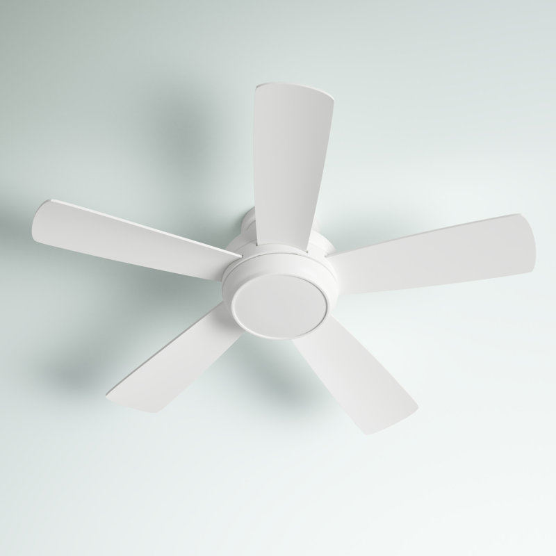 44'' Ceiling Fan with LED Lights, White