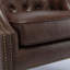 Fauteuil demi-tonneau l 34,75 po Jayesh, fauteuil d'appoint, fauteuil de salon avec structure séchée au four
