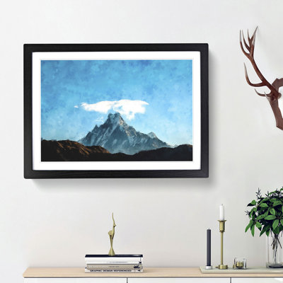 Fishtail Mountain In Nepal - Picture Frame Graphic Art Print