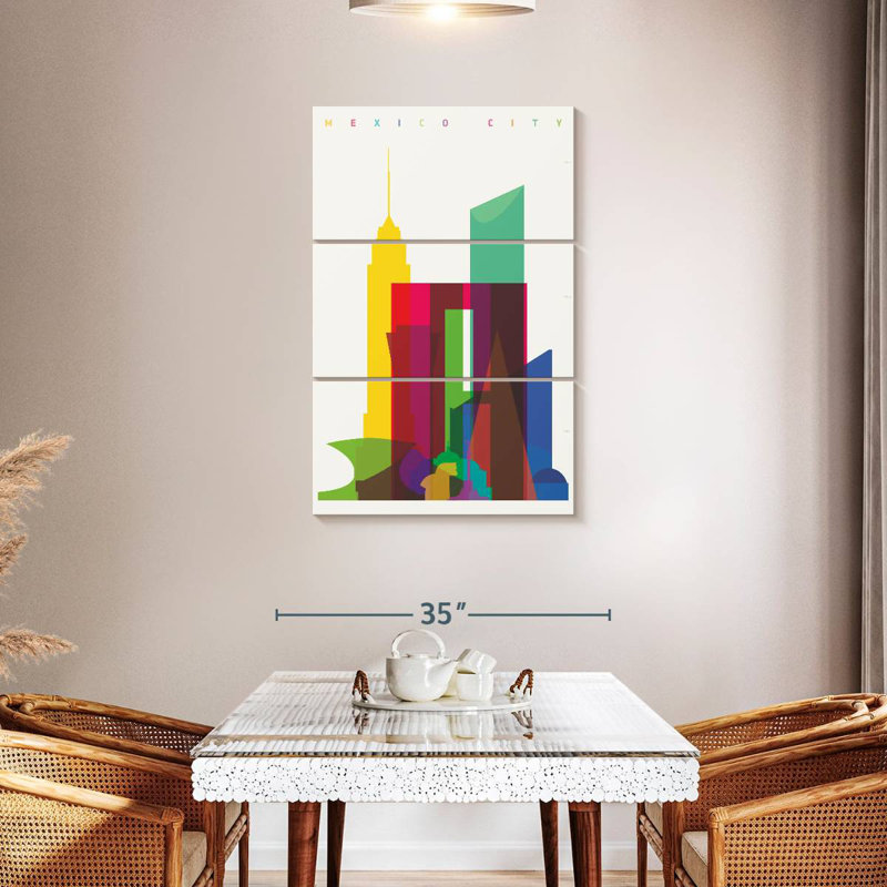 Masam Vibrant Mexico City, 45" H x 28" W
