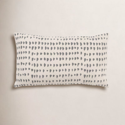 Fabray Embroidered Cotton Throw Pillow