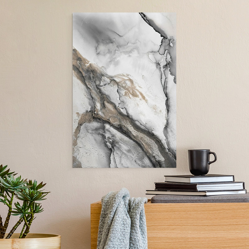«Abstract Ink Fantasy II», impression sur toile seulement - non encadrée, H 18 po x l 12 po