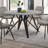 Birnson Round 50-inch SmartTop Dining Table Gunmetal